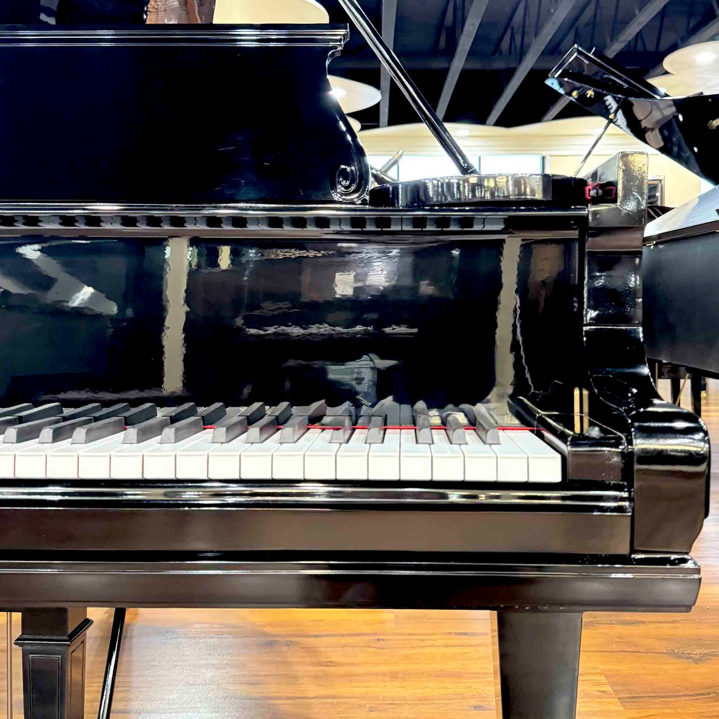 1906 Steinway 5'9" Polished Black Grand Piano - with QRS Self Playing System
