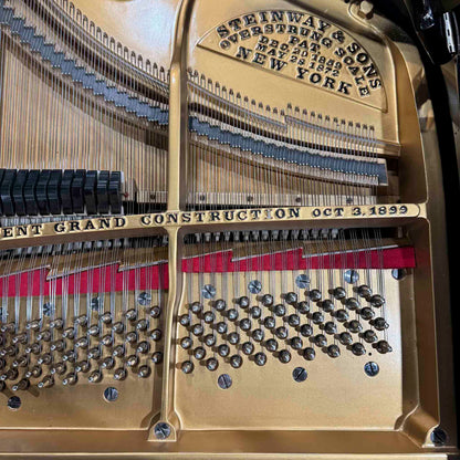 1906 Steinway 5'9" Polished Black Grand Piano