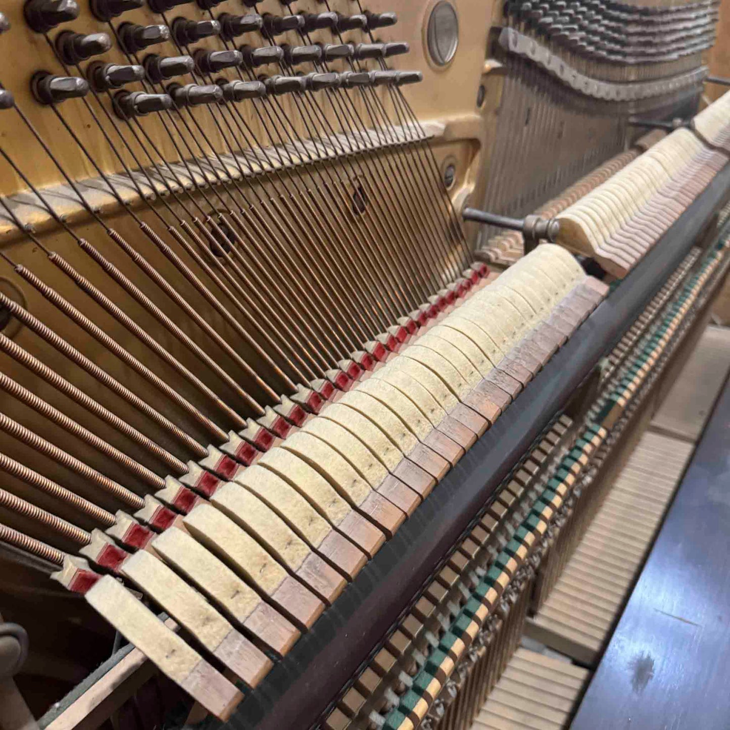 CURRENT SHOP WORK - 1926 Ellington 54" Wood Finish Commissioned Upright Piano