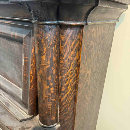 CURRENT SHOP WORK - 1909 Beckwith 58" Wood Finish Commissioned Upright Piano