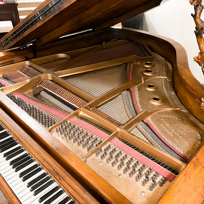 The WILDERNESS Grand Player Piano - One of A Kind Handcrafted Rustic Art Case