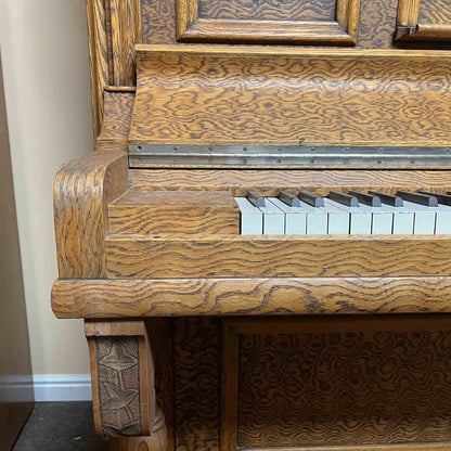 AVAILABLE TO RESTORE: CALL FOR CUSTOM PRICING - 1905 Kingsbury 56" Wood Finish Upright Piano