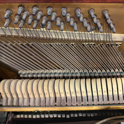 CURRENT SHOP WORK - 1916 Lester 53" Wood Finish Commissioned Upright Piano