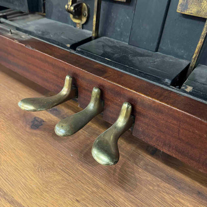 CURRENT SHOP WORK - 1916 Lester 53" Wood Finish Commissioned Upright Piano