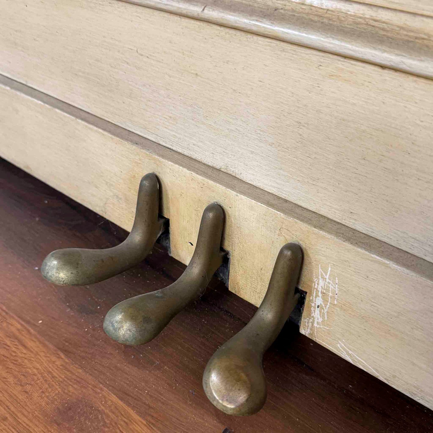 CURRENT SHOP WORK - 1907 Lester 58" Wood Finish Commissioned Upright Piano