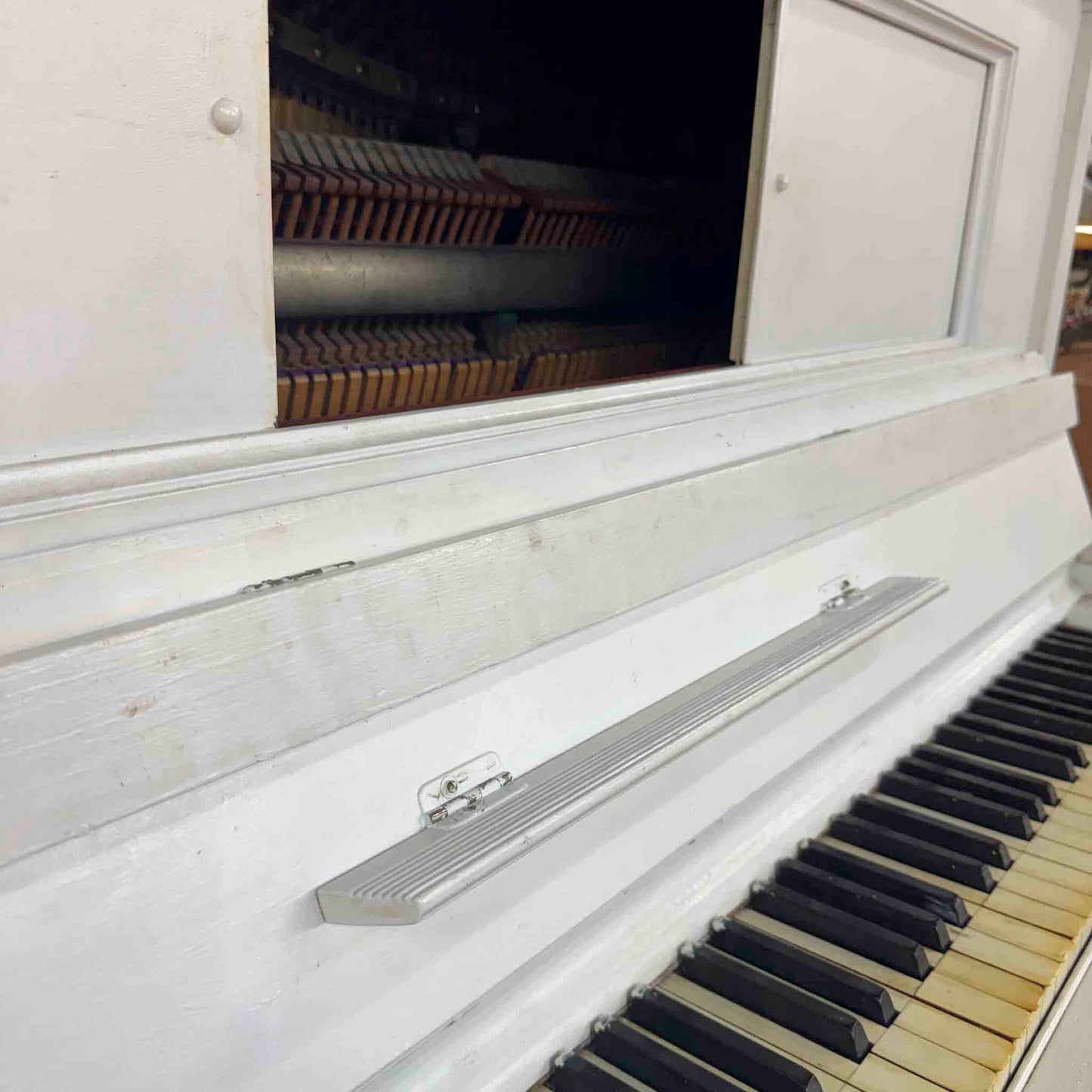 CURRENT SHOP WORK - 1911 Steinway 53" Wood Finish Commissioned Upright Piano
