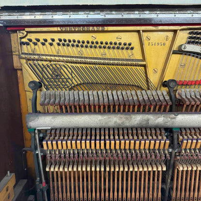 CURRENT SHOP WORK - 1911 Steinway 53" Wood Finish Commissioned Upright Piano