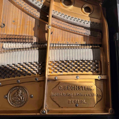 CURRENT SHOP WORK - 1888 Bechstein 7' Black Finish Commissioned Grand Piano