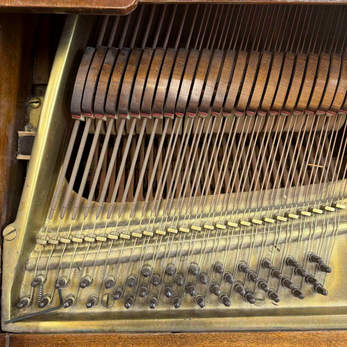CURRENT SHOP WORK - 1920 Kimball 5'7" Wood Finish Commissioned Grand Piano