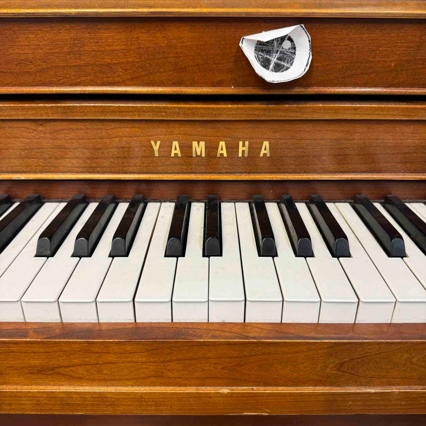 SOLD 1993 Yamaha M305 44" Wood Finish Commissioned Console Piano
