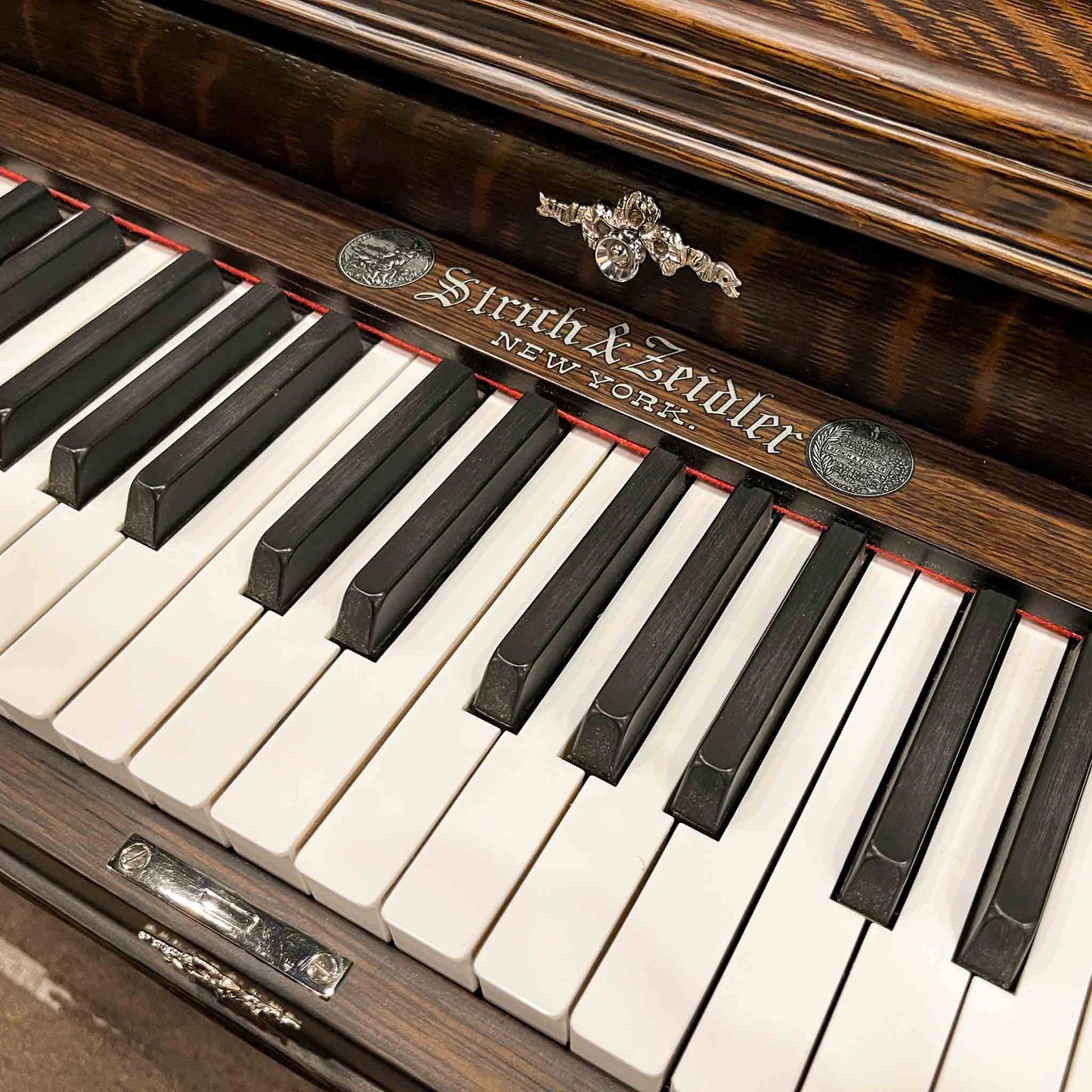 SOLD 1897 Strich & Zeidler Upright Piano