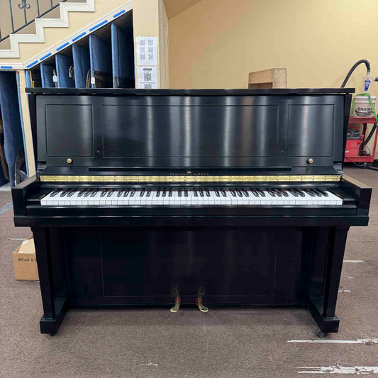 SOLD 1957 Steinway & Sons 47" Satin Black Commissioned Studio Upright Piano