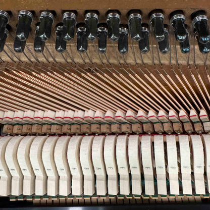 SOLD 1957 Steinway & Sons 47" Satin Black Commissioned Studio Upright Piano