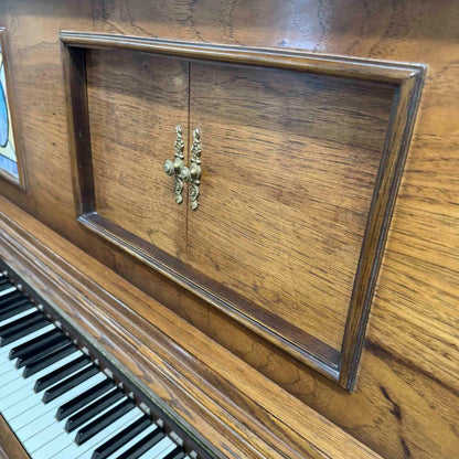 CURRENT SHOP WORK - 1980 Universal 52" Wood Finish Commissioned Vintage Player Upright Piano