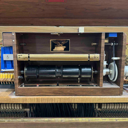 CURRENT SHOP WORK - 1980 Universal 52" Wood Finish Commissioned Vintage Player Upright Piano