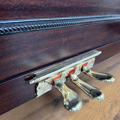 CURRENT SHOP WORK - 1895 Ludwig & Co Wood Finish Commissioned Upright Piano