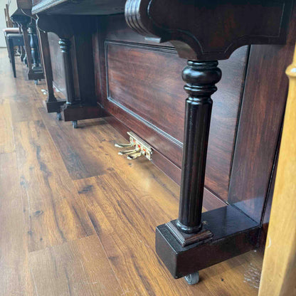 CURRENT SHOP WORK - 1895 Ludwig & Co Wood Finish Commissioned Upright Piano