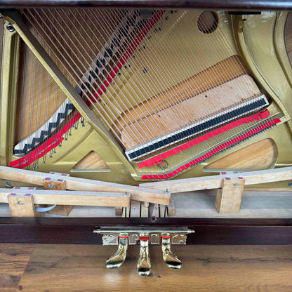 CURRENT SHOP WORK - 1895 Ludwig & Co Wood Finish Commissioned Upright Piano