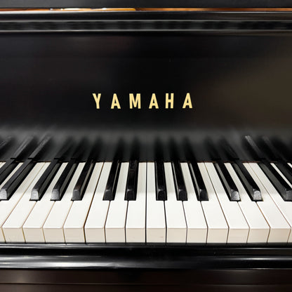 1991 Yamaha C5 6'7" Grand Piano / Satin Black  - with QRS Self Playing System