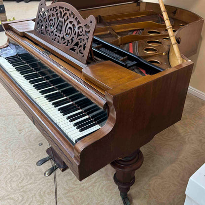 CURRENT SHOP WORK - 1881 Bosendorfer (Viennese action) Wood Finish 6'3" Commissioned Grand Piano