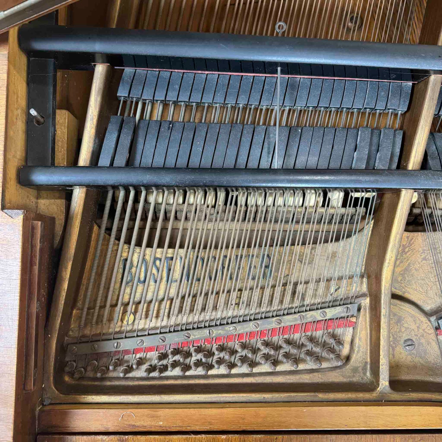 CURRENT SHOP WORK - 1881 Bosendorfer (Viennese action) Wood Finish 6'3" Commissioned Grand Piano