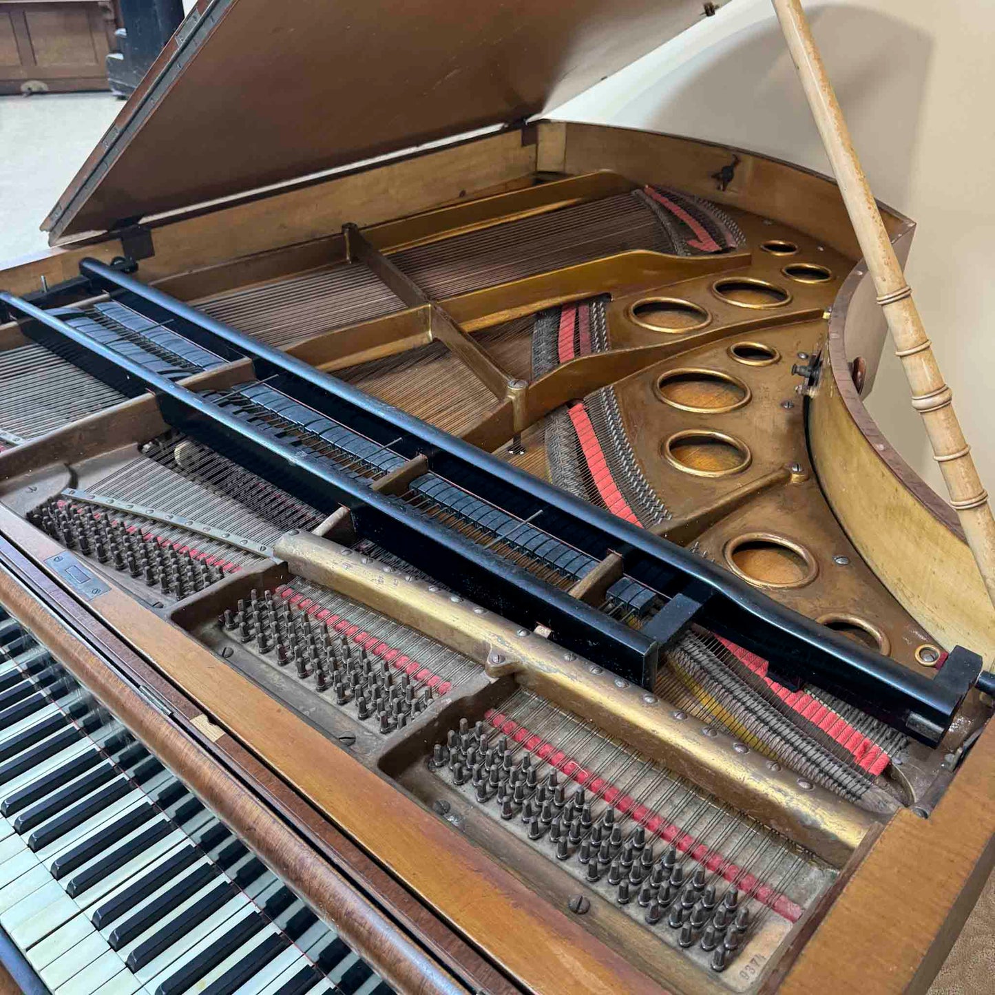 CURRENT SHOP WORK - 1881 Bosendorfer (Viennese action) Wood Finish 6'3" Commissioned Grand Piano