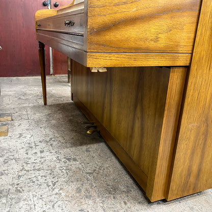 SOLD 1977 Everett Wood Finish Commissioned Console Piano