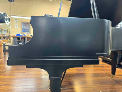 CURRENT SHOP WORK - 1978 Baldwin R 5'7" Satin Black Commissioned Grand Piano