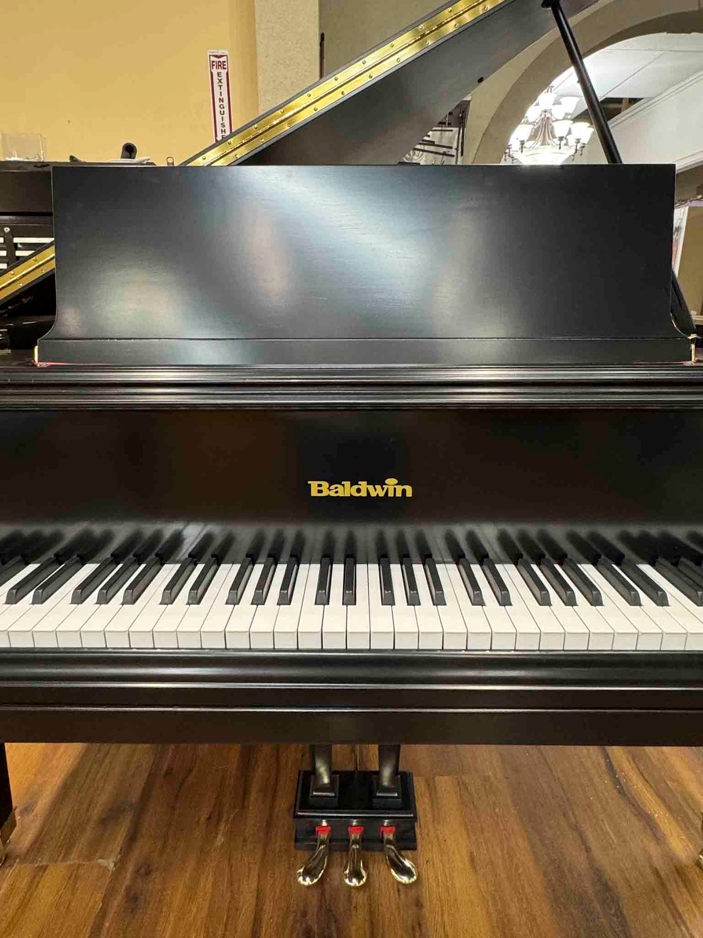 CURRENT SHOP WORK - 1978 Baldwin R 5'7" Satin Black Commissioned Grand Piano