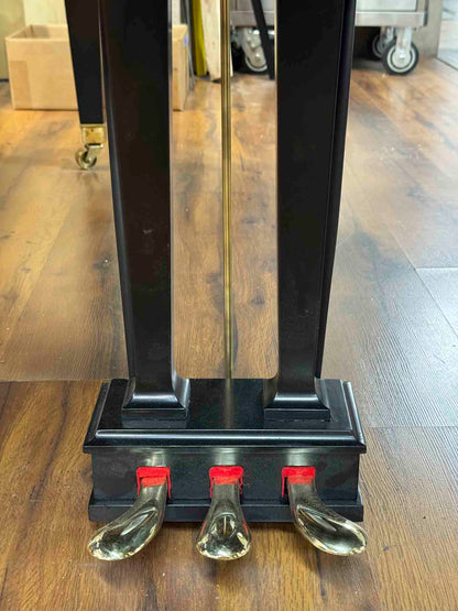 CURRENT SHOP WORK - 1978 Baldwin R 5'7" Satin Black Commissioned Grand Piano