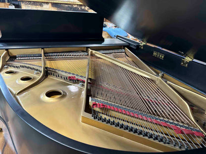 CURRENT SHOP WORK - 1978 Baldwin R 5'7" Satin Black Commissioned Grand Piano