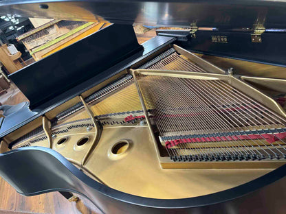 CURRENT SHOP WORK - 1978 Baldwin R 5'7" Satin Black Commissioned Grand Piano