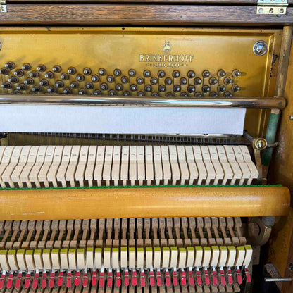 CURRENT SHOP WORK - 1924 Brinkerhoff 49" Wood Finish Commissioned Upright Piano