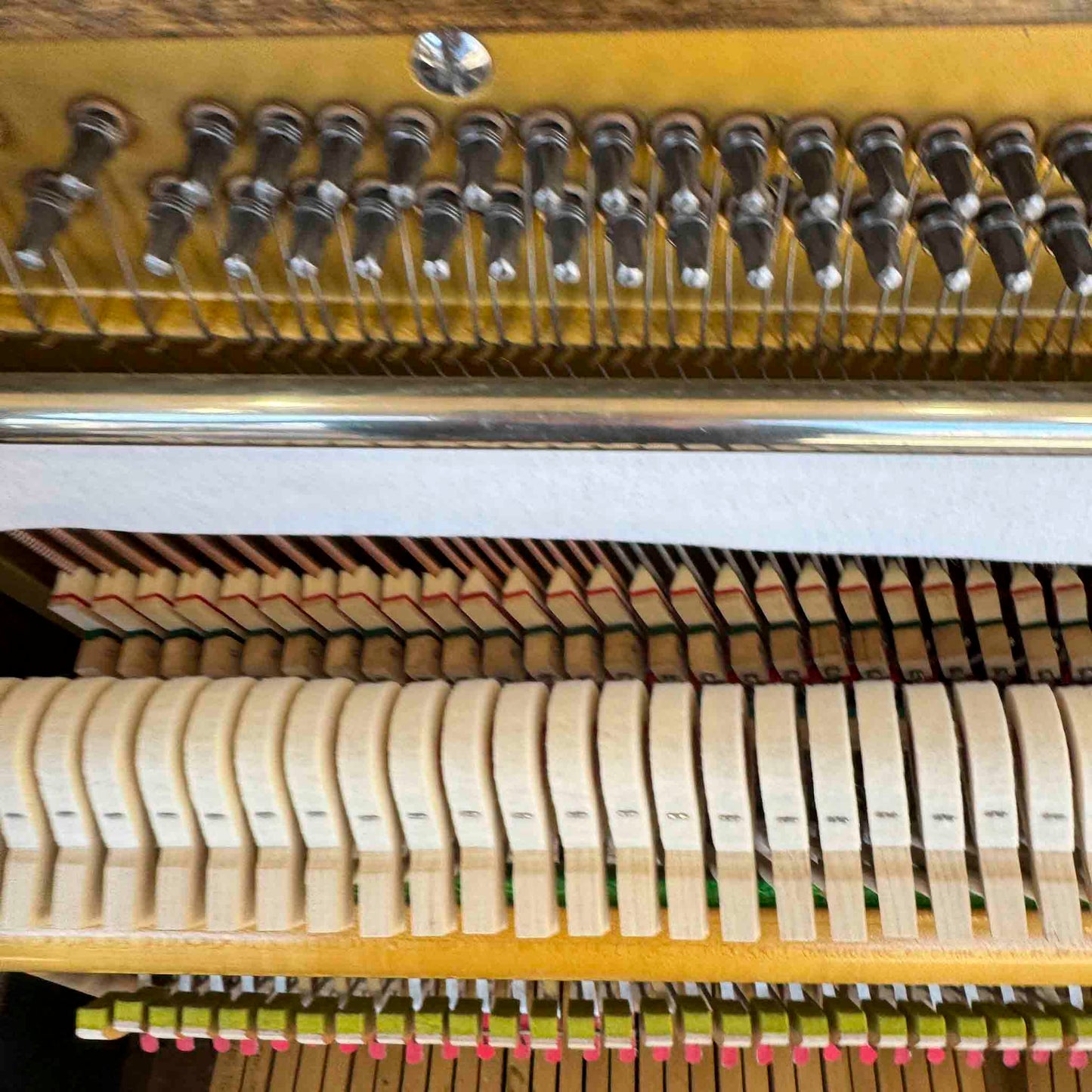 CURRENT SHOP WORK - 1924 Brinkerhoff 49" Wood Finish Commissioned Upright Piano