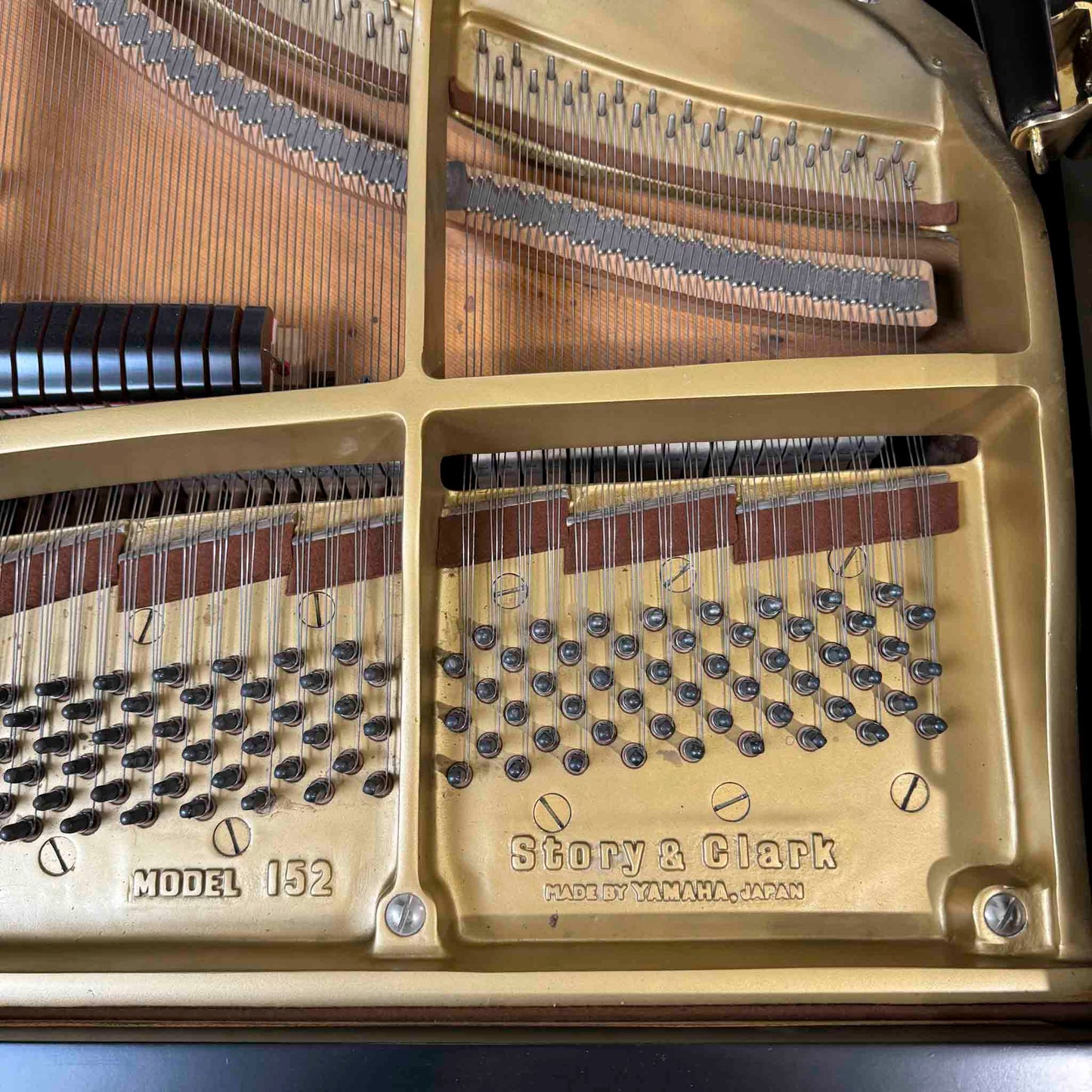 1995 Story & Clark 5'1" Satin Black Baby Grand Piano