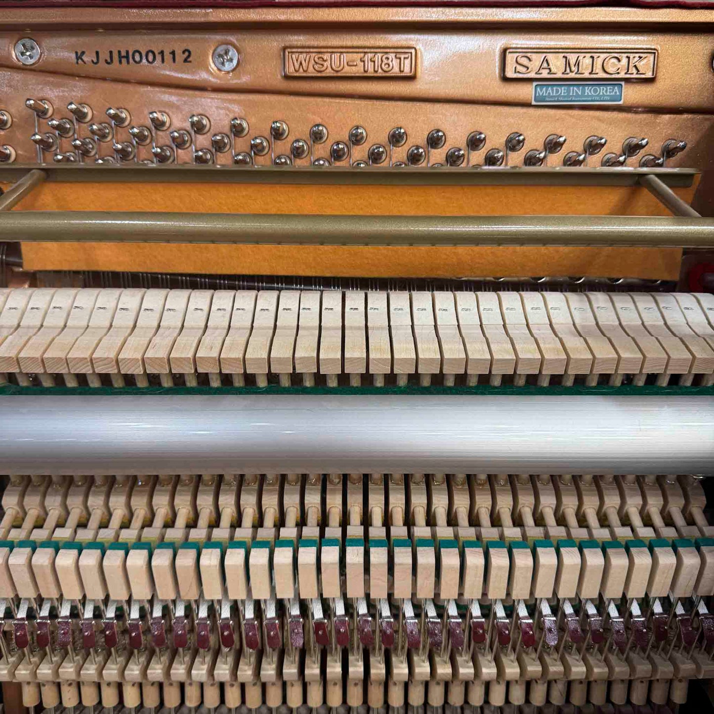 2000 Samick WSU-118T 47" Polished Mahogany Studio Piano