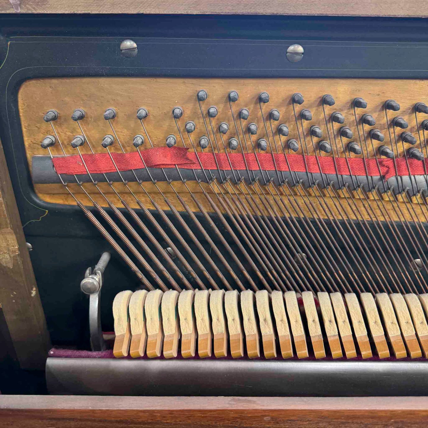 AVAILABLE TO RESTORE: CALL FOR CUSTOM PRICING - 1904 Hobart M. Cable 57" Wood Finish Upright Piano