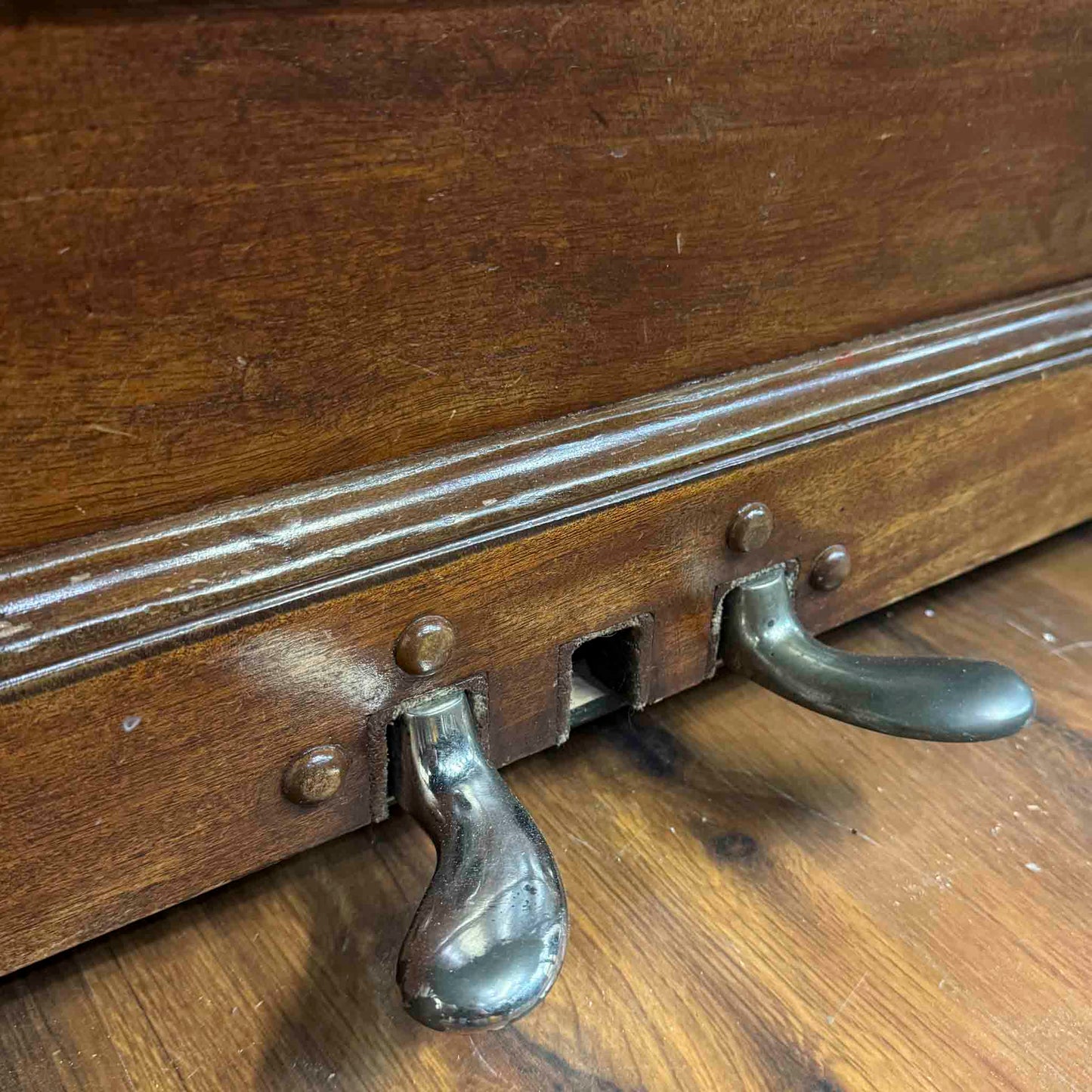 AVAILABLE TO RESTORE: CALL FOR CUSTOM PRICING - 1904 Hobart M. Cable 57" Wood Finish Upright Piano