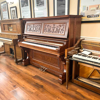 SOLD 1895 Ivers & Pond Commissioned Upright Piano