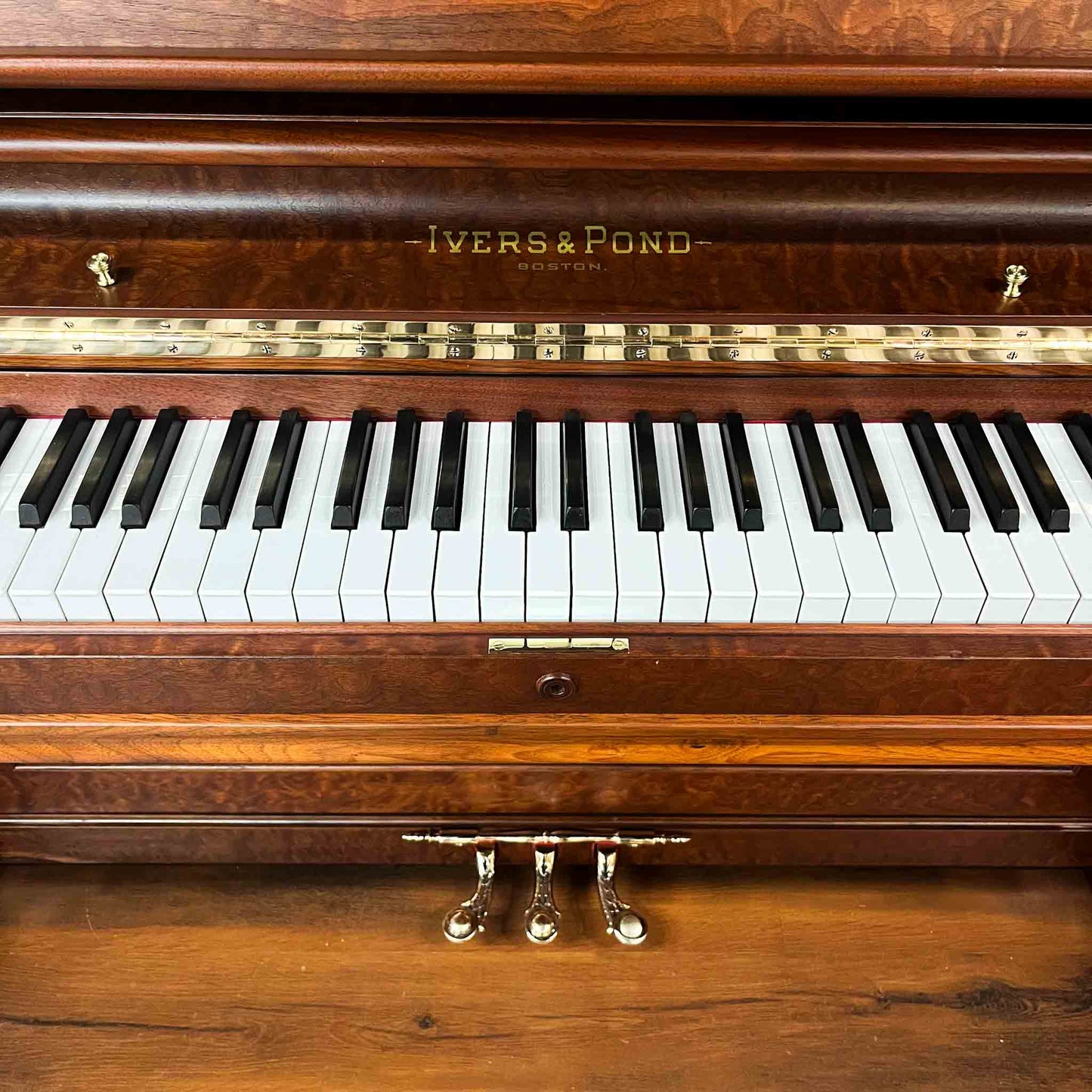 SOLD 1895 Ivers & Pond Commissioned Upright Piano