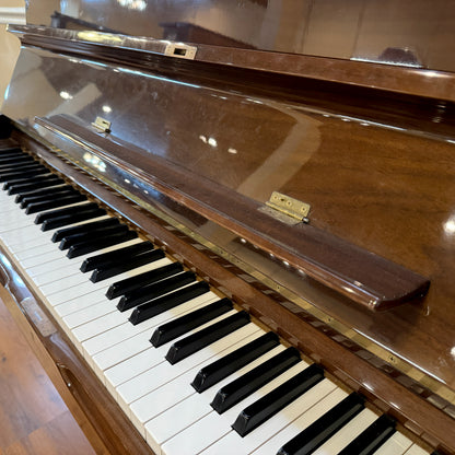 Young Chang U-10743" Polished Walnut Console Piano