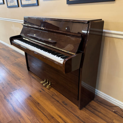 Young Chang U-10743" Polished Walnut Console Piano