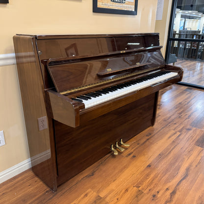 Young Chang U-10743" Polished Walnut Console Piano