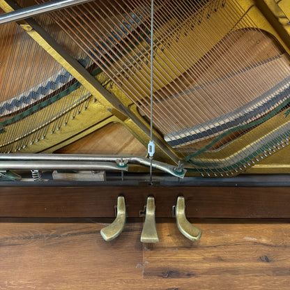 Young Chang U-10743" Polished Walnut Console Piano