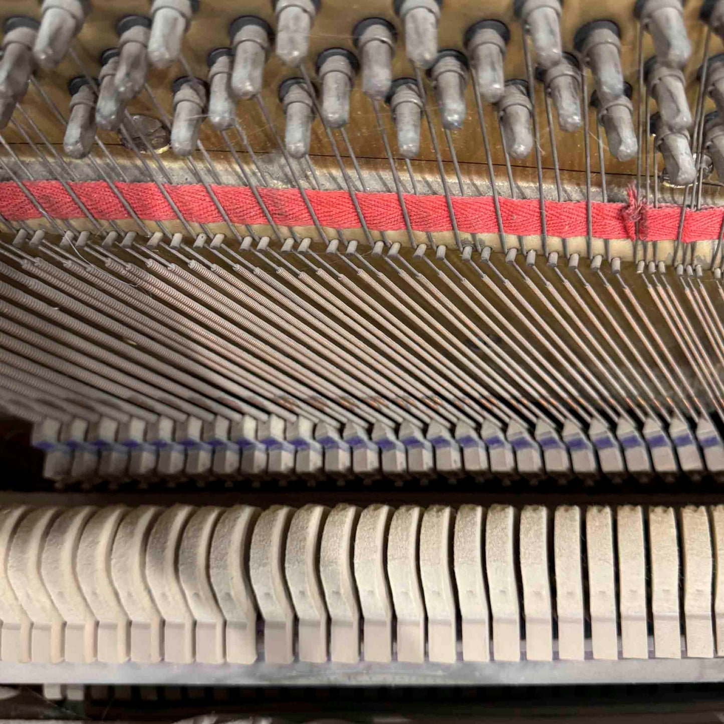 CURRENT SHOP WORK 1920 P.S. Wick 55" Wood Finish Commissioned Upright Player Piano