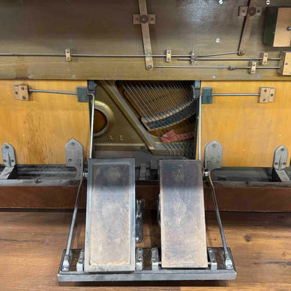 CURRENT SHOP WORK 1920 P.S. Wick 55" Wood Finish Commissioned Upright Player Piano