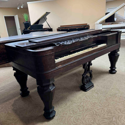 CURRENT SHOP WORK 1860 Steinway 6'9" Wood Finish Commissioned Square Grand Piano