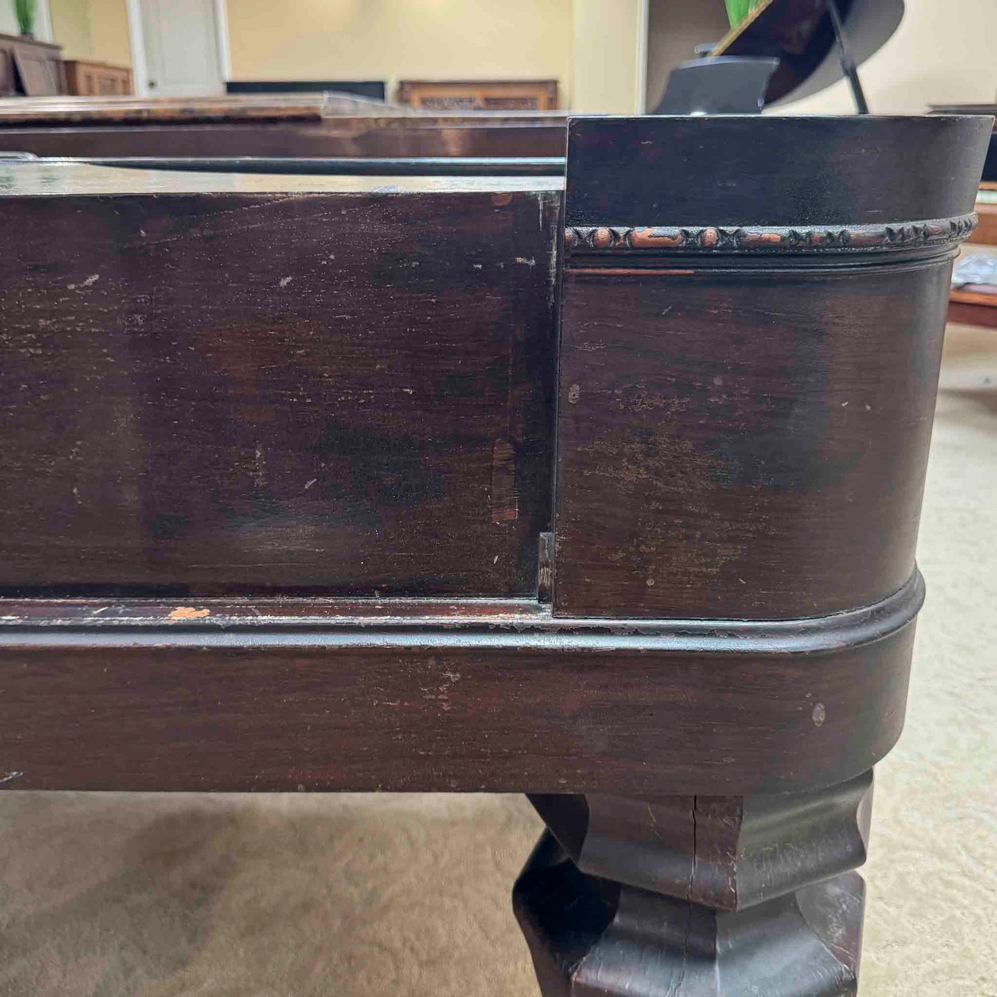 CURRENT SHOP WORK 1860 Steinway 6'9" Wood Finish Commissioned Square Grand Piano