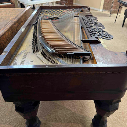 CURRENT SHOP WORK 1860 Steinway 6'9" Wood Finish Commissioned Square Grand Piano