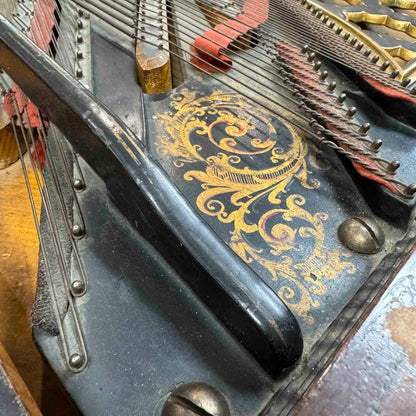 CURRENT SHOP WORK 1860 Steinway 6'9" Wood Finish Commissioned Square Grand Piano